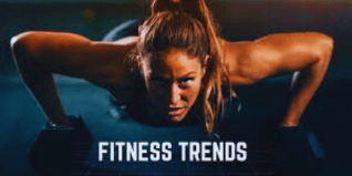 Person doing push-ups, fitness trends